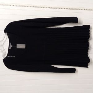 Daisy Fuentes women's long sleeve mini dress size M color black